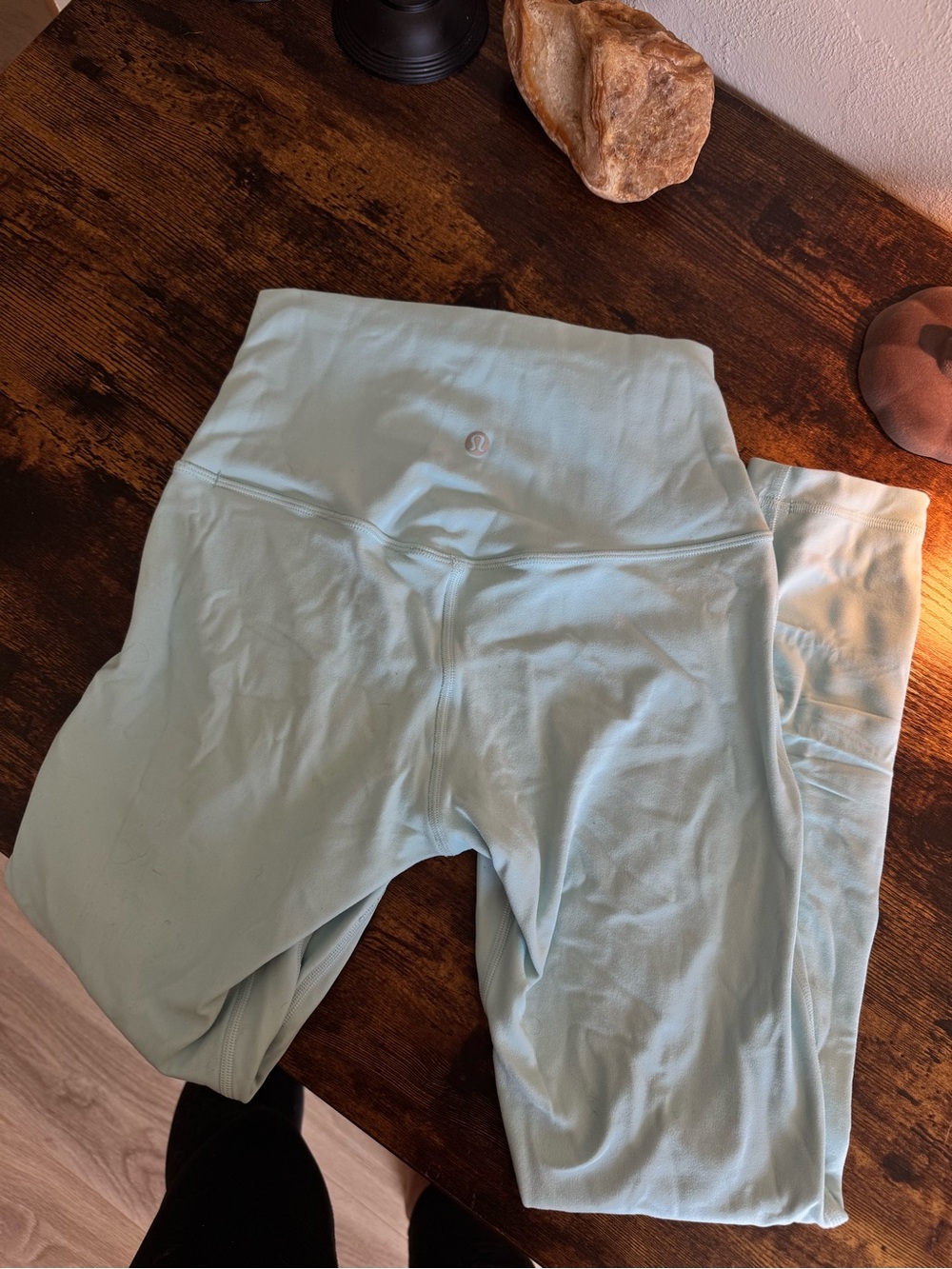 lululemon athletica Girls' Mint Blue High-Waist Leggings